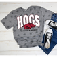 Hogs University of Arkansas Star Print T Shirt