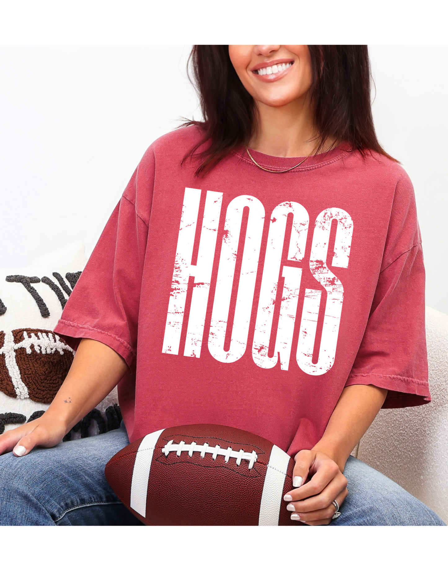 Hogs Vintage Short or Long Sleeve T Shirt