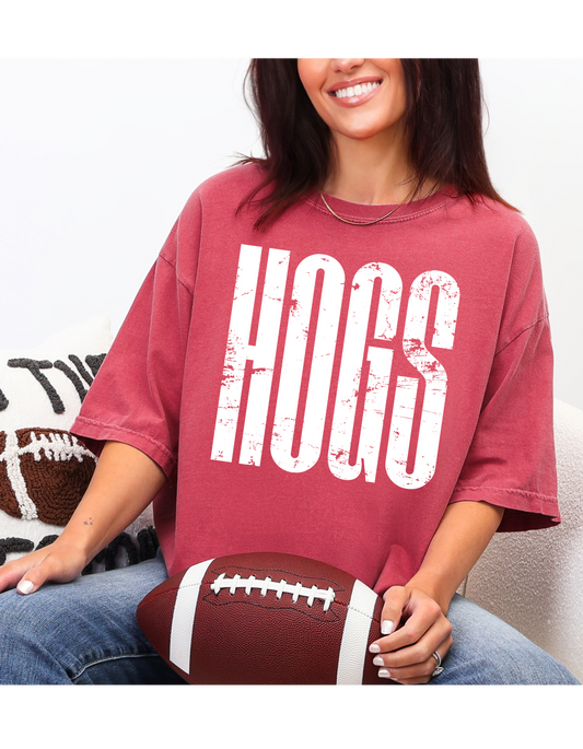 Hogs Vintage Short or Long Sleeve T Shirt