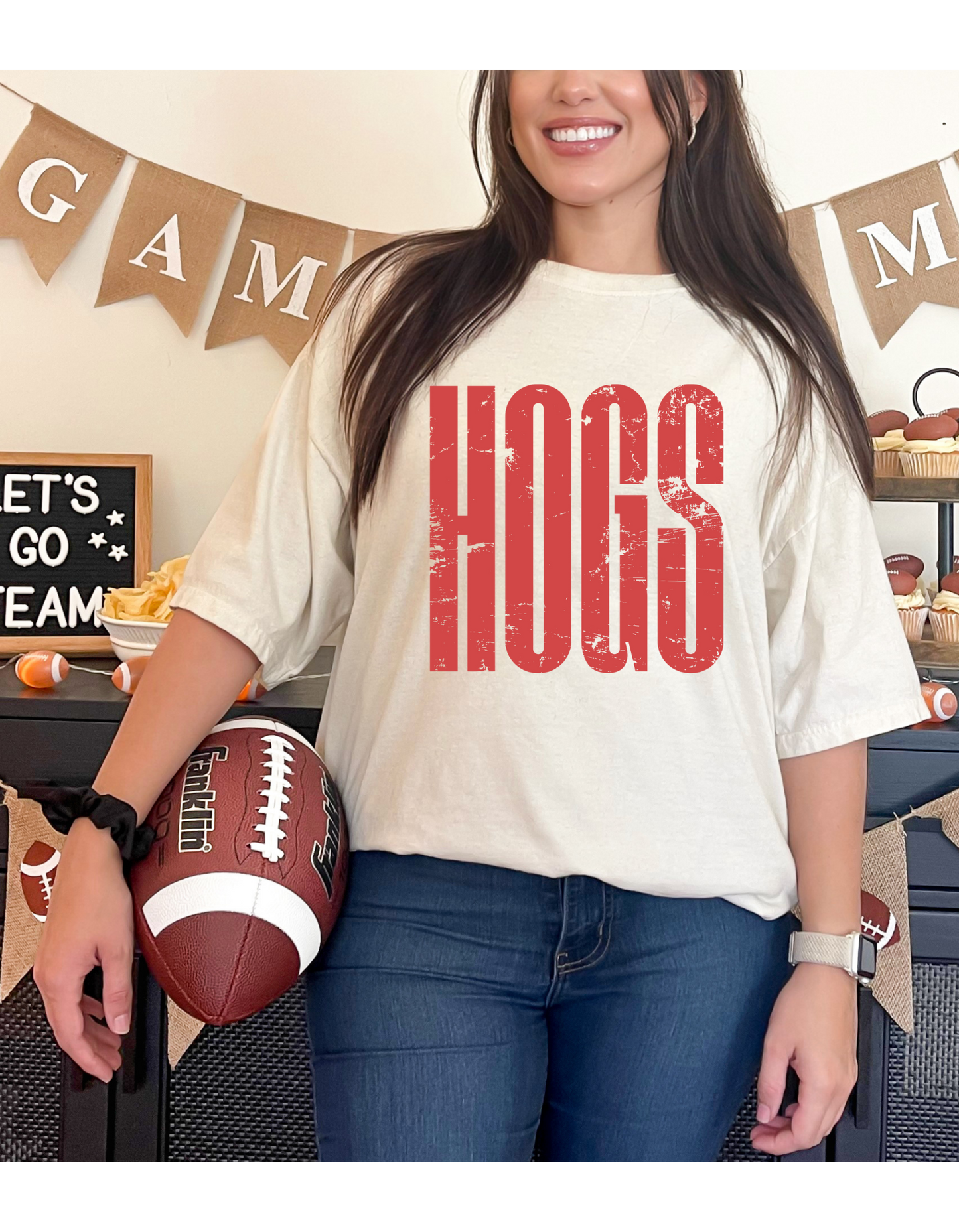 Hogs Vintage Short or Long Sleeve T Shirt
