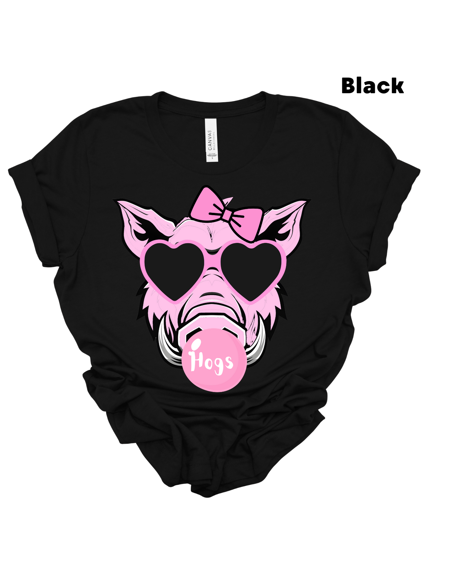 Hog With Bow T Shirt