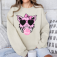 Hog With Bow Sweatshirt