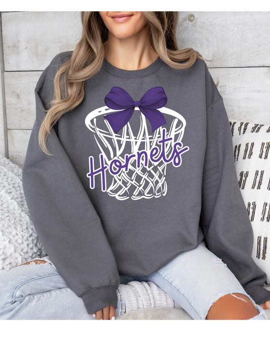 Hornets Basketball Short/Long Sleeve Shirt, Sweatshirt, or Hoodie