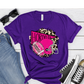 Hornets Pink Out Football T Shirt (youth)