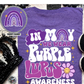 In May We Wear Purple Heather Purple T Shirt