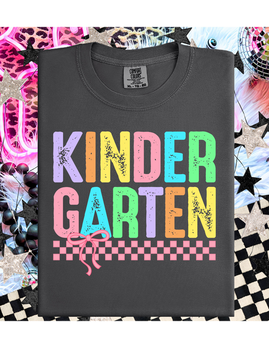 Girls Grade Level Check T Shirt
