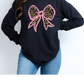 Distressed Leopard Bow Short/Long Sleeve Shirt or Sweatshirt