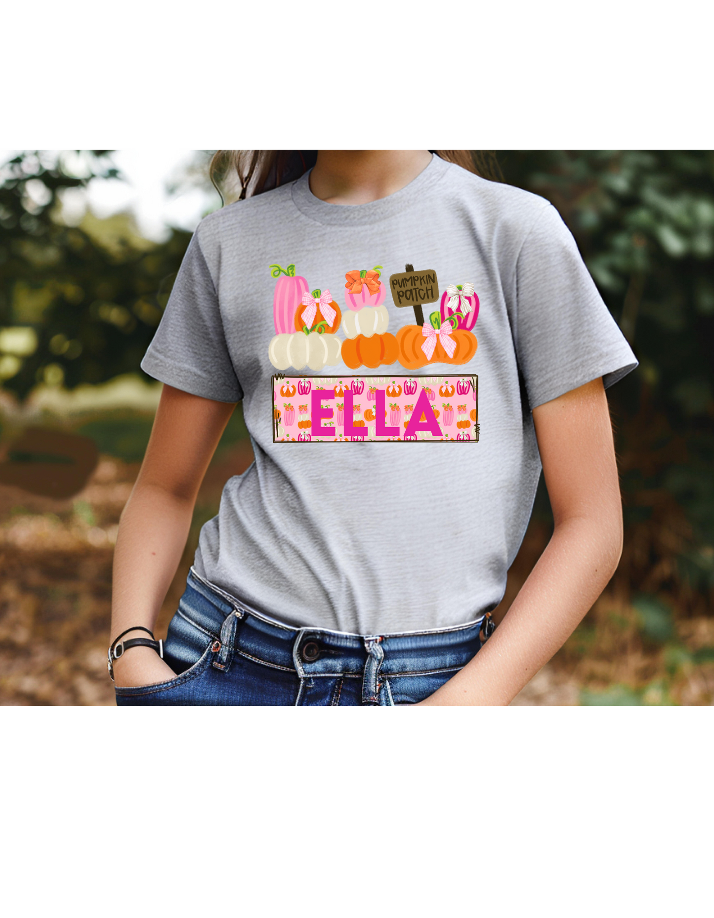 Personalized Girl or Boy Pumpkin Patch T Shirt