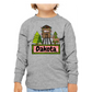 Personalized Boy Deer Stand Christmas Design in Long Sleeves or Sweatshirt