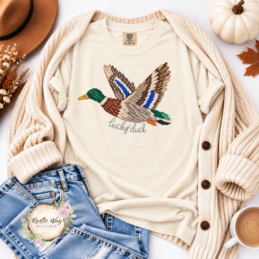 Lucky Duck Short/Long Sleeve Shirt