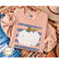 Distressed Pumpkin Sweatshirt