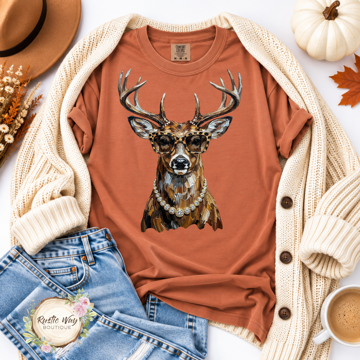 Blingy Deer Short/Long Sleeve Shirt