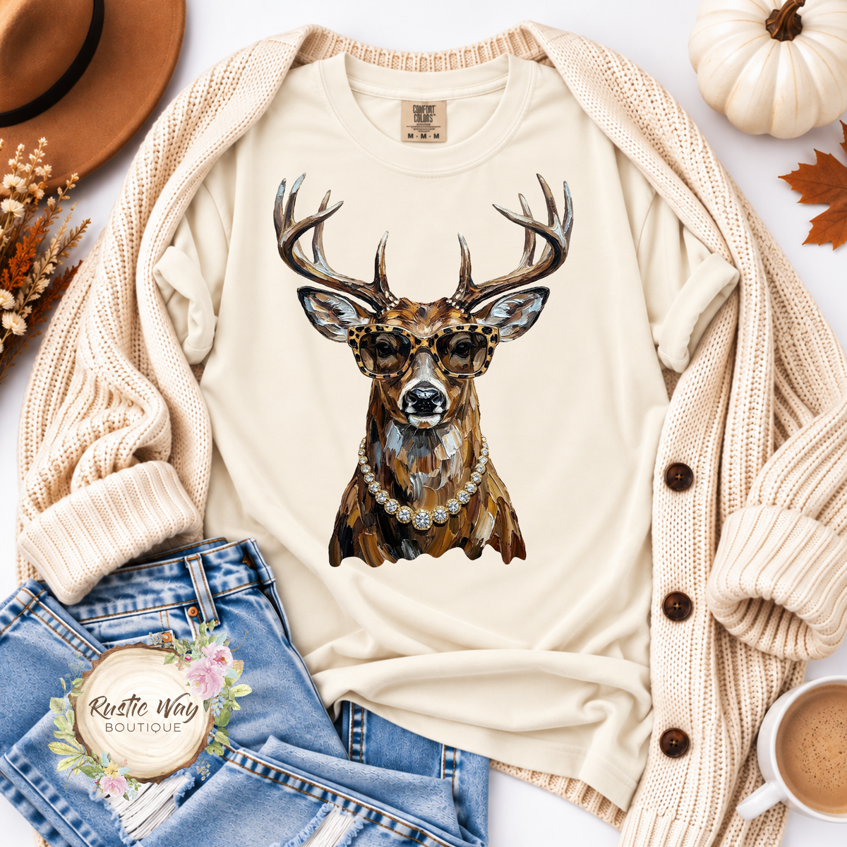 Blingy Deer Short/Long Sleeve Shirt