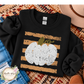 Distressed Pumpkin Sweatshirt