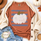 Distressed Pumpkin Short/Long Sleeve Shirt