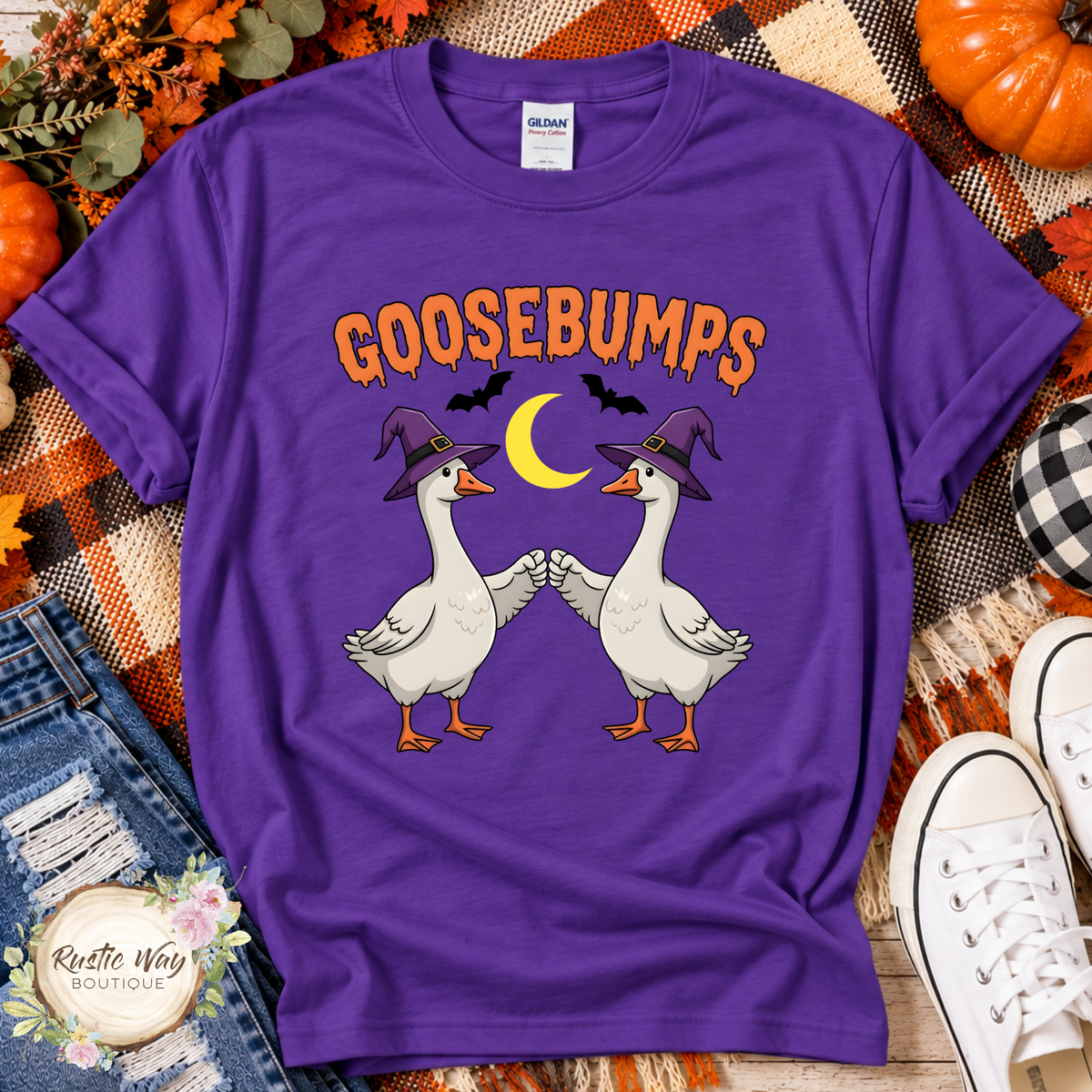 Goosebumps Halloween Short/Long Sleeve Shirts (Youth or Adult)