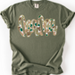 Mama Camo Print Short or Long Sleeve T Shirt