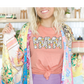 Mama, Grandma, Lolli, or Nanny Daisy Print T Shirt