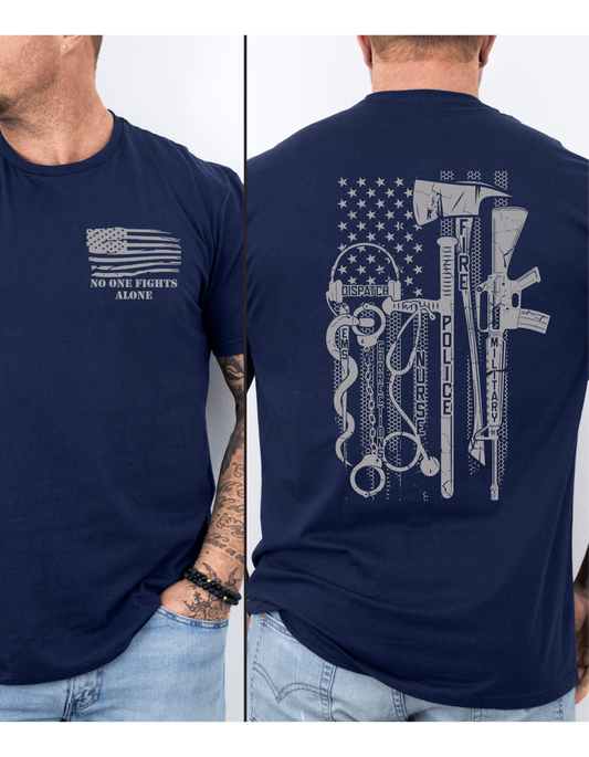 No One Fights Alone T Shirt, Sweatshirt, or Hoodie