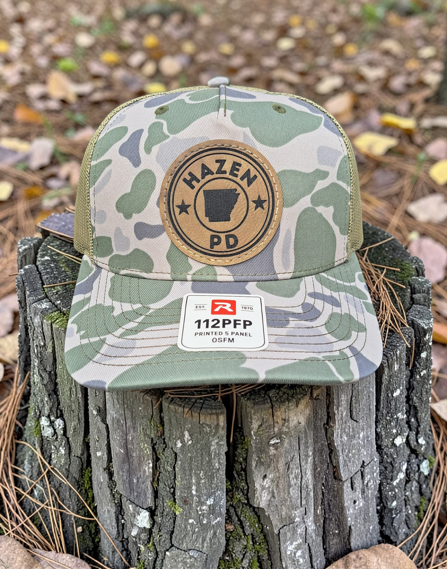 Hazen PD Marsh Duck Camo Hat (New)
