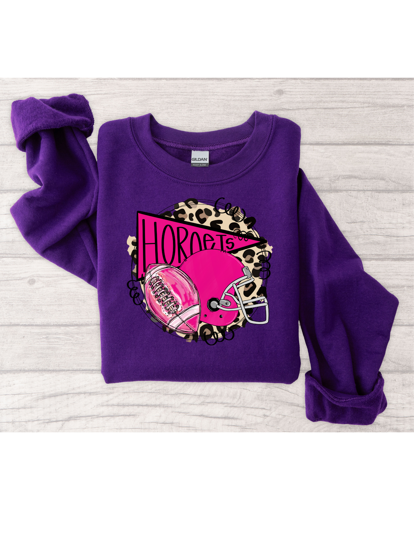 Hornets Pink Out Football Sweatshirt (adult)