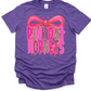 Pink Out Hornets Bow T Shirt