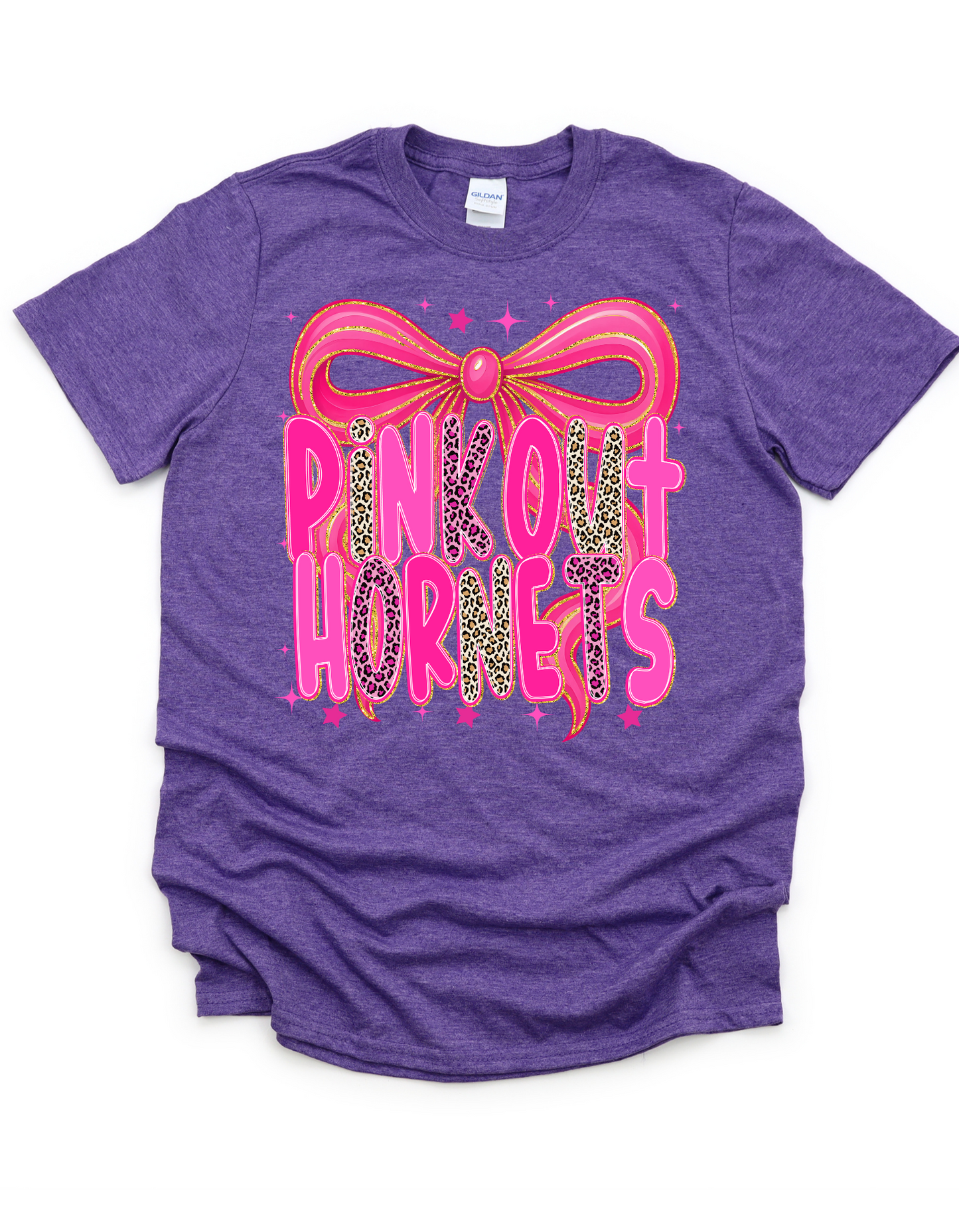 Pink Out Hornets Bow T Shirt