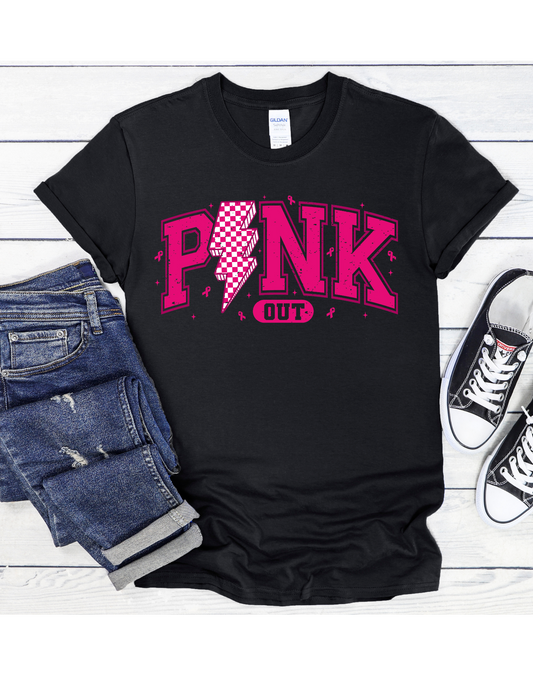 Pink Out Breast Cancer Awareness T Shirt