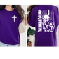 Personalized Pray Hard & Play Hard Short or Long Sleeve T Shirt