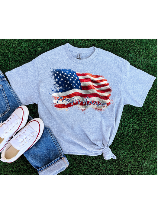 Pray For America T Shirt