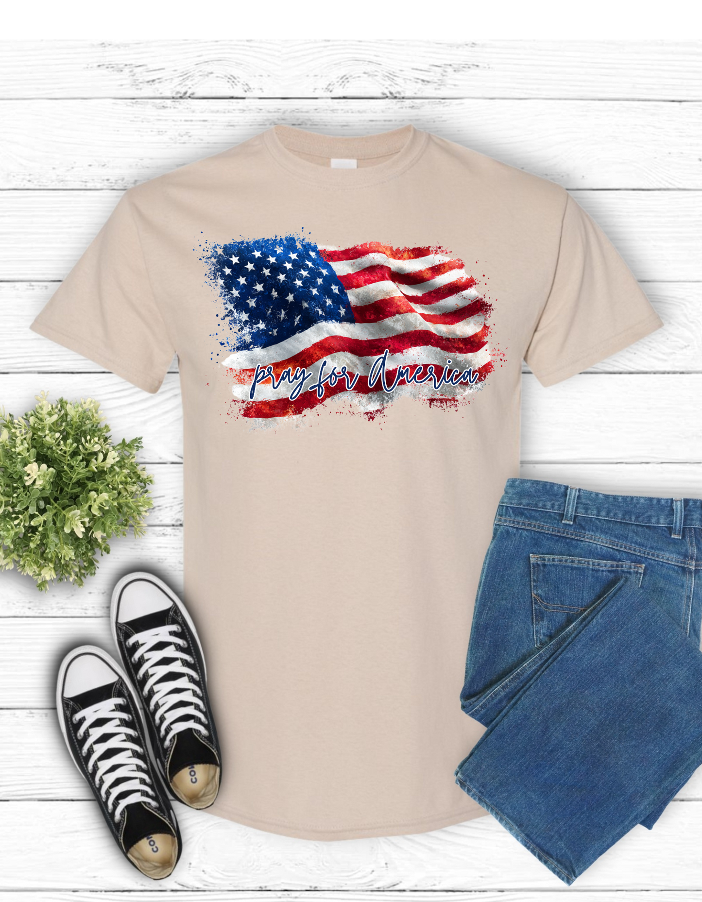 Pray For America T Shirt