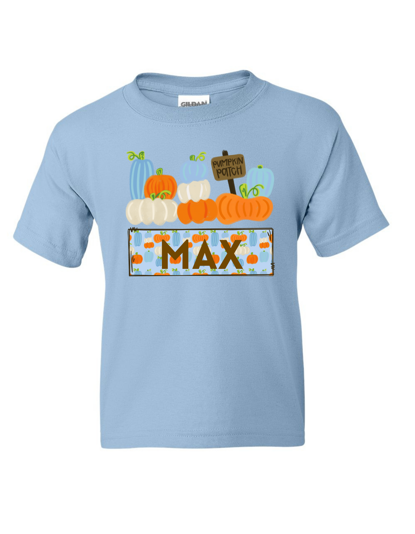 Personalized Girl or Boy Pumpkin Patch T Shirt