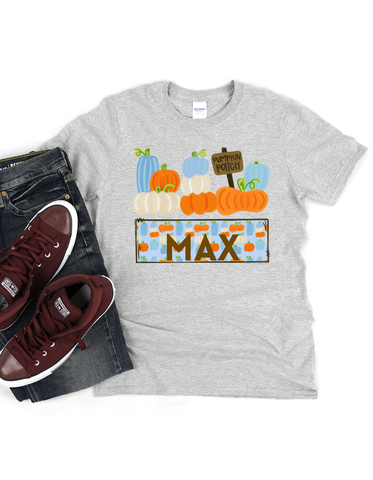 Personalized Girl or Boy Pumpkin Patch T Shirt