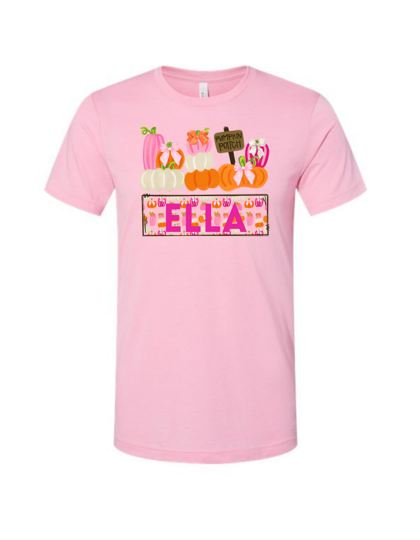 Personalized Girl or Boy Pumpkin Patch T Shirt