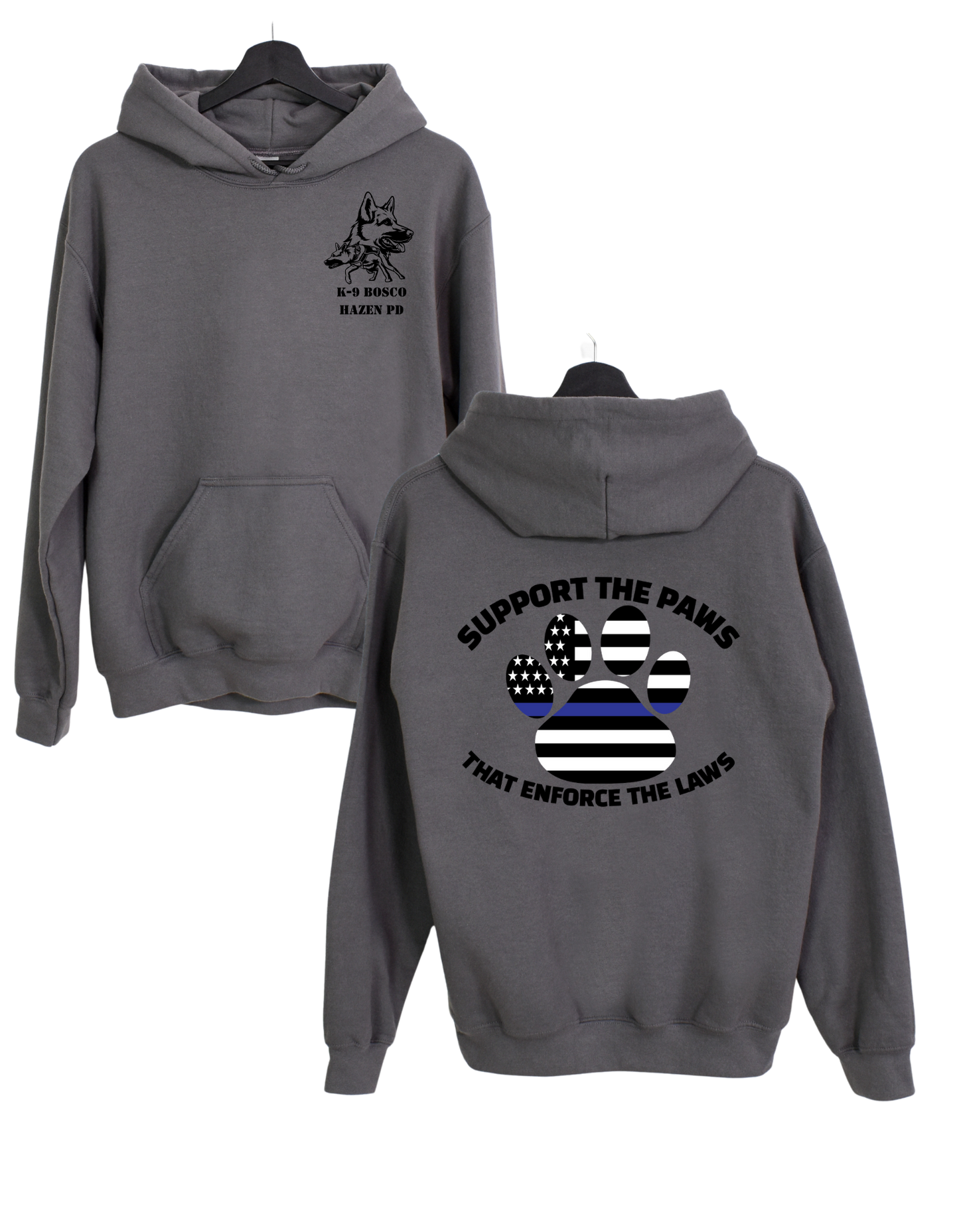 Support the Paws K-9 Bosco Hoodie