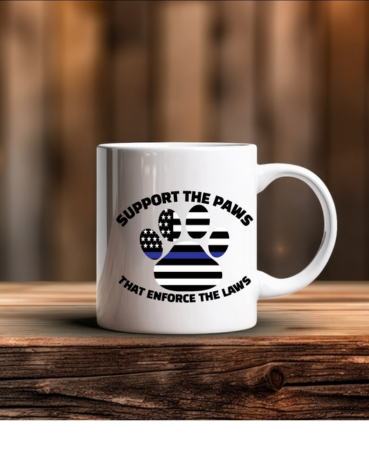 Support the Paws Coffee Mug