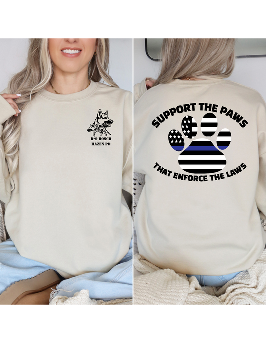 Support the Paws That Enforce the Laws