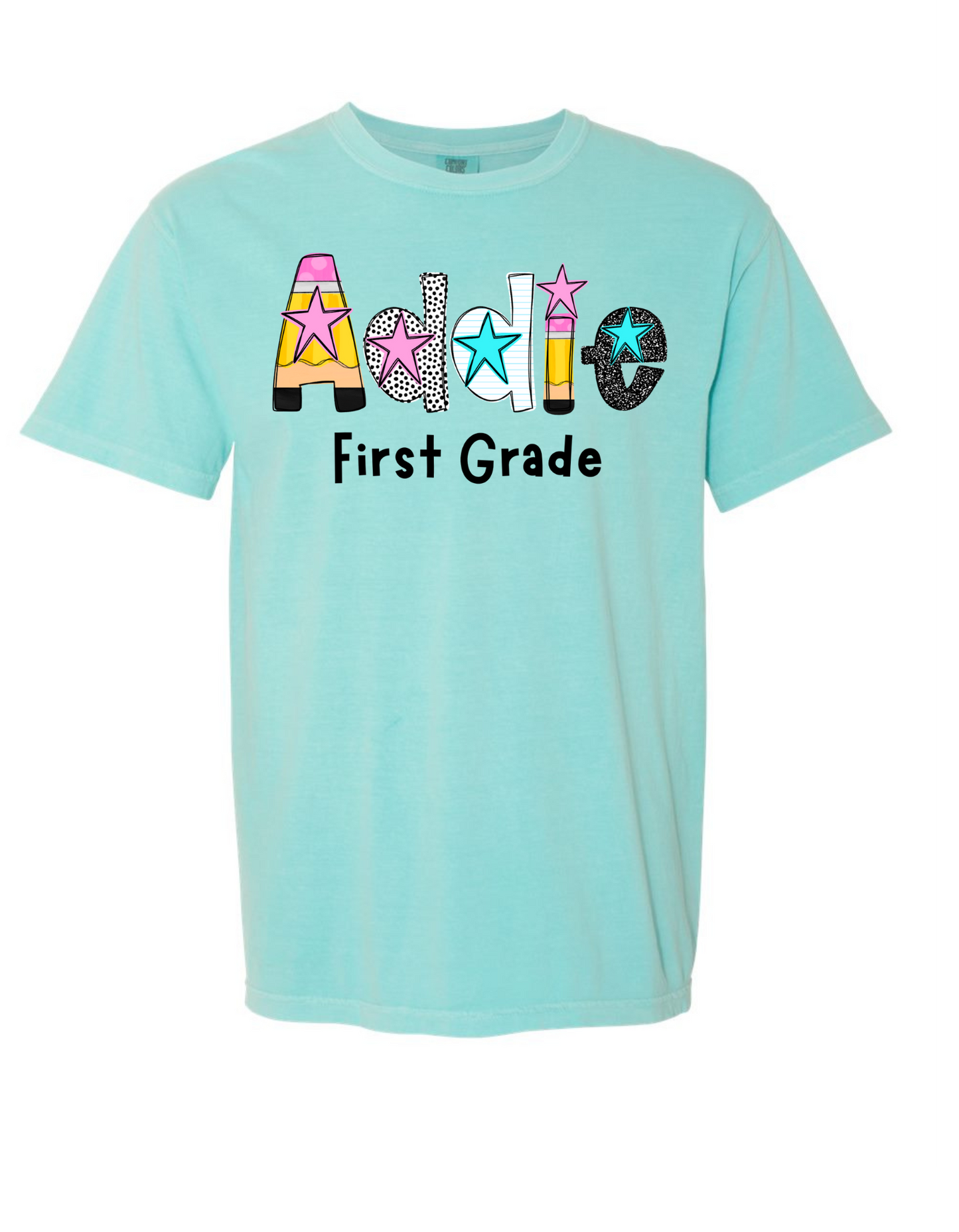 Personalized School T Shirt Font 1 (youth)