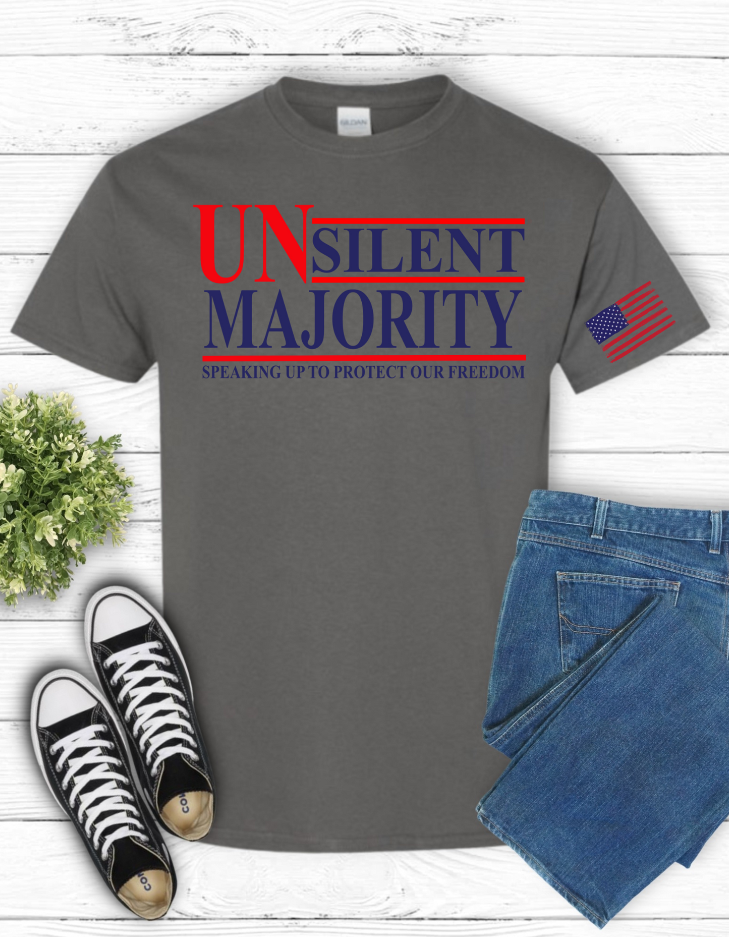 Unsilent Majority -Speaking Up To Protect Our Freedom T Shirt