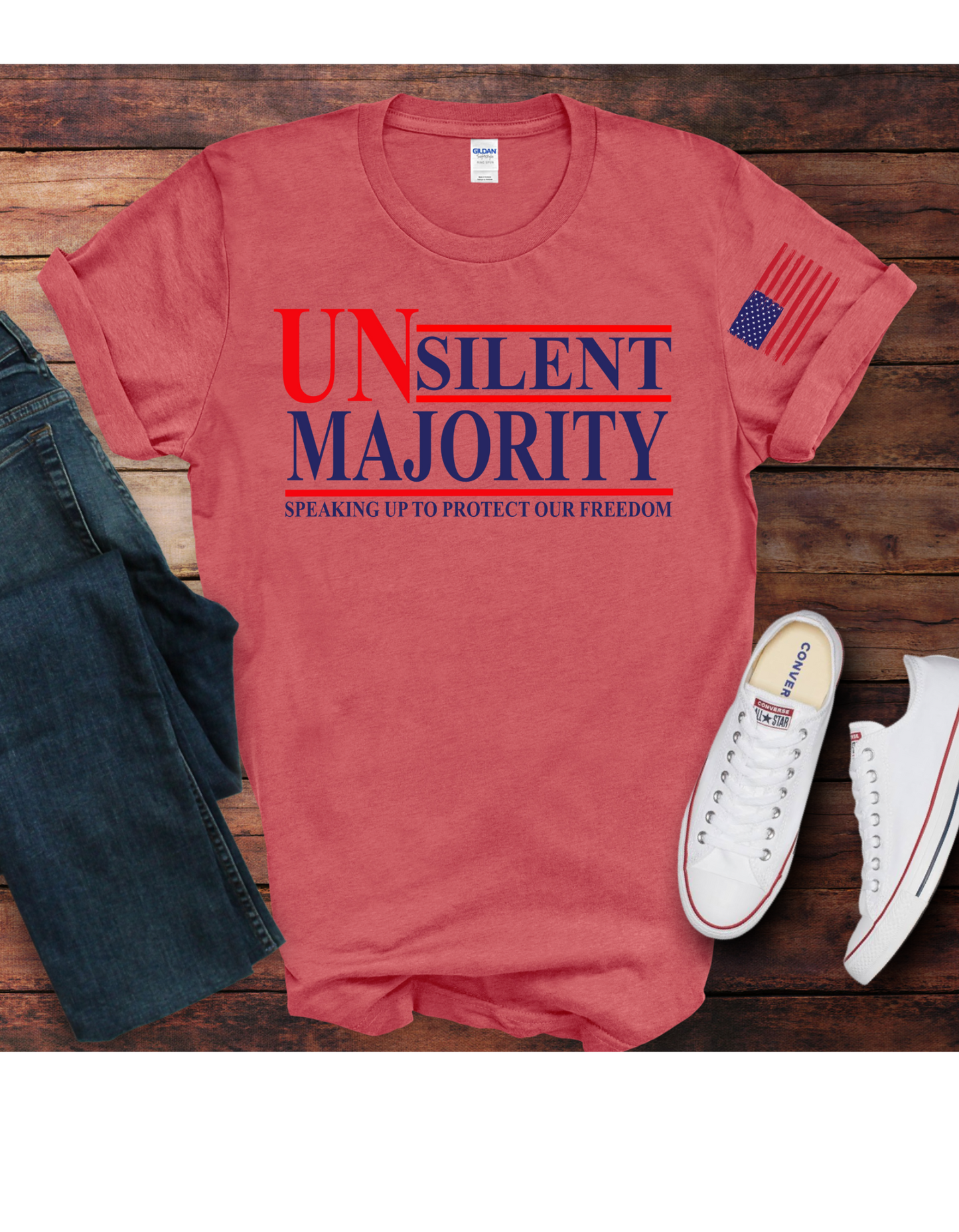 Unsilent Majority -Speaking Up To Protect Our Freedom T Shirt