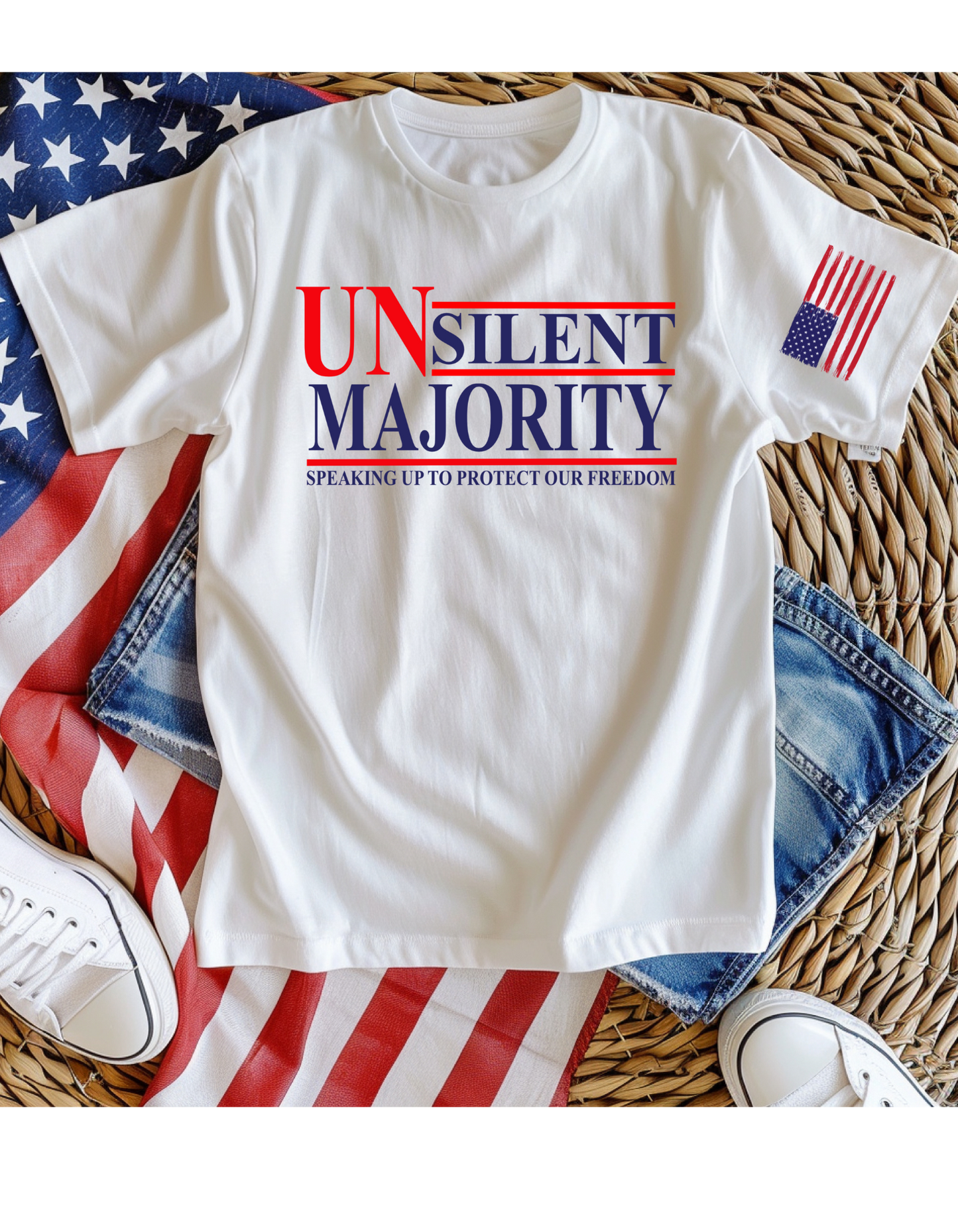 Unsilent Majority -Speaking Up To Protect Our Freedom T Shirt