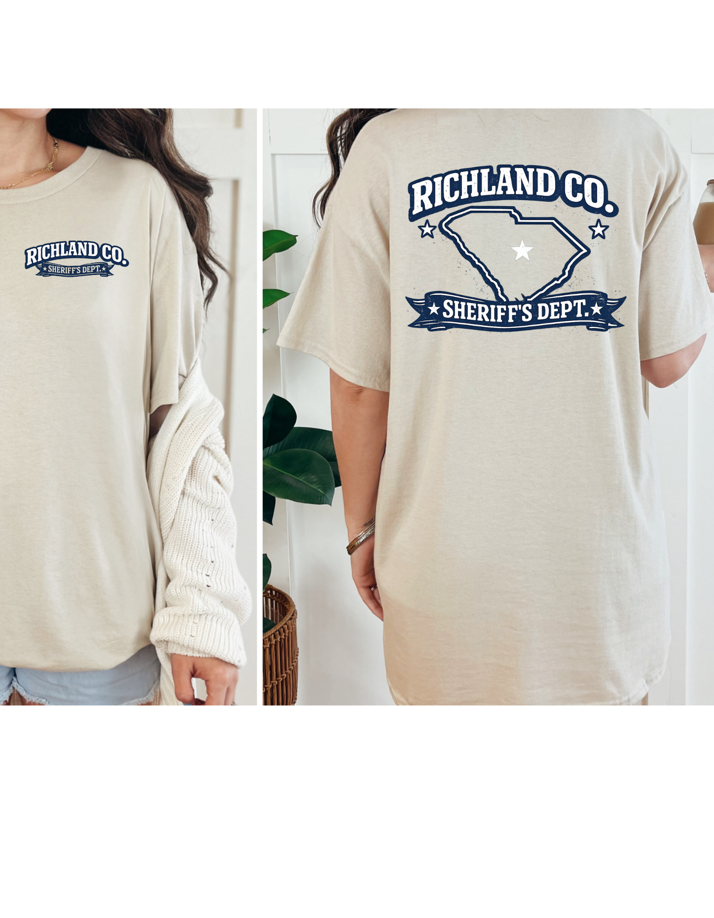 Richland Co. Sheriff's Dept. Short/Long Sleeve Shirt, Sweatshirt, or Hoodie