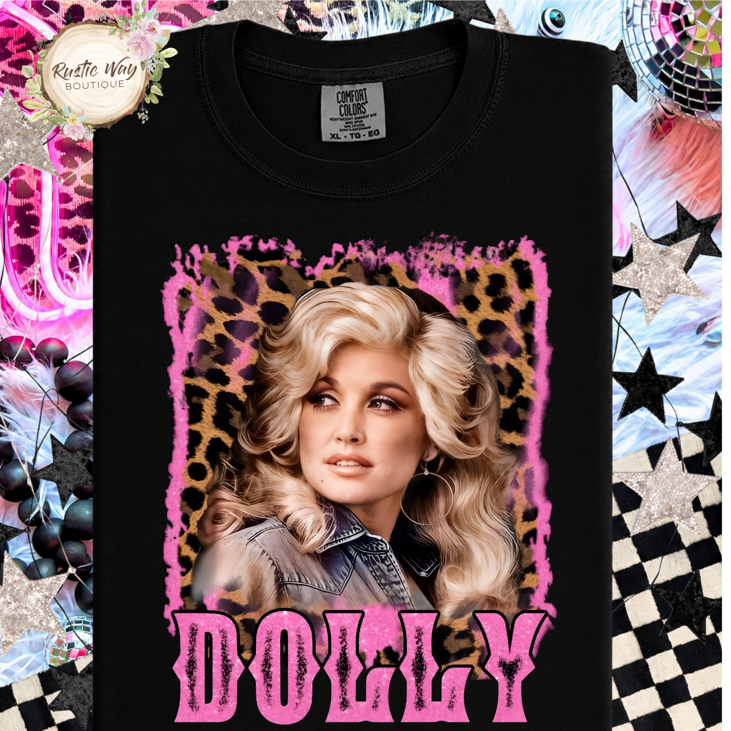 Dolly Leopard T Shirt (Youth & Adult)