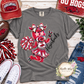 Oversized Razorback Mascot Cheerleader Short/Long Sleeve T Shirt