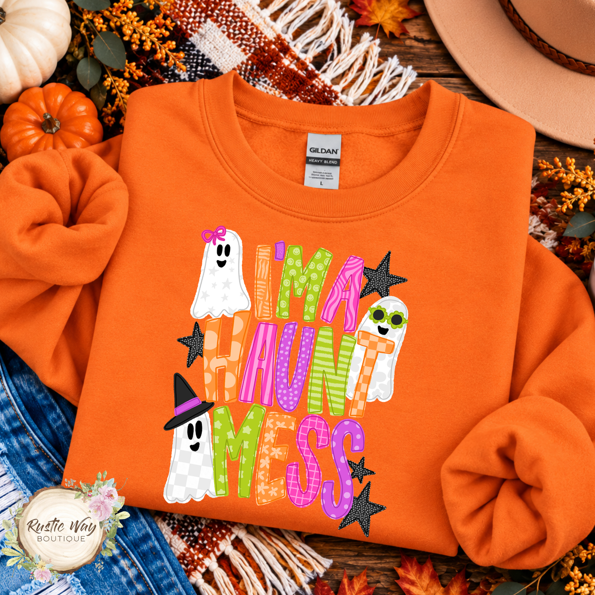 I'm One Haunt Mess (Short/Long Sleeve Shirt or Sweatshirt)