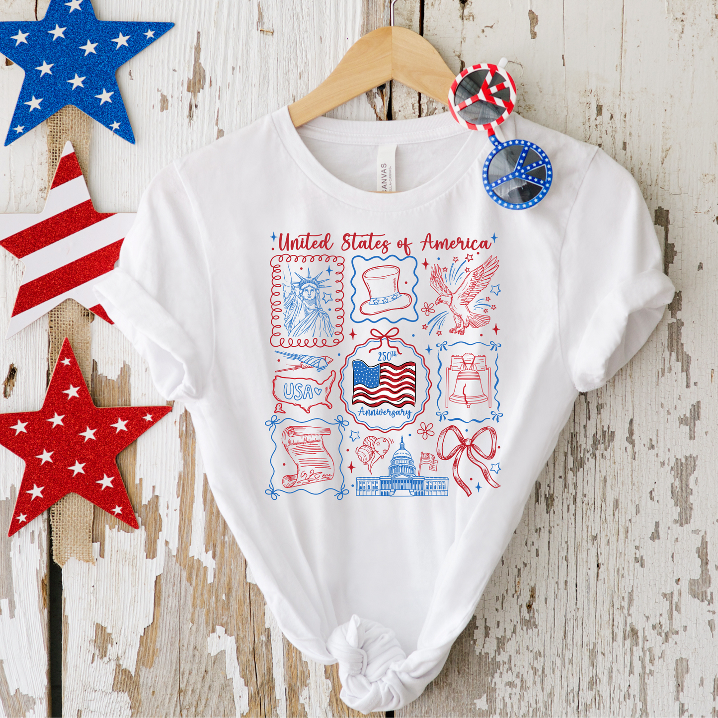 United States of America 250th Anniversary T Shirt