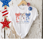 Red, White, & Blue Bows T Shirt