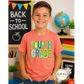Green and Blue Print Grade Level T Shirt