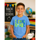 Green and Blue Print Grade Level T Shirt