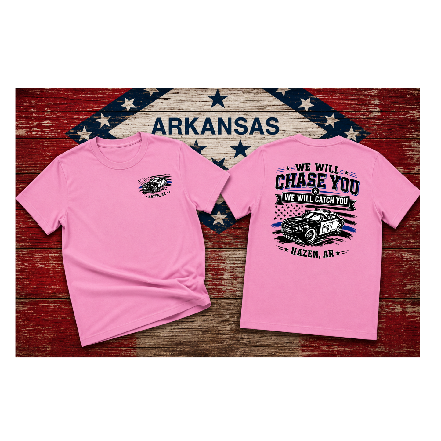 Updated Design We Will Chase You & We Will Catch You T Shirt